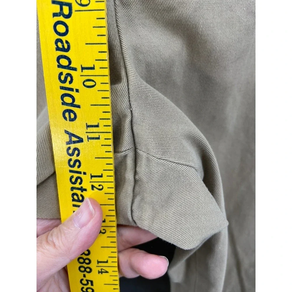 Brooks Brothers 346 Pants Mens 38x30 Khaki‎ Chino  Cotton Flat Front Classic Fit
